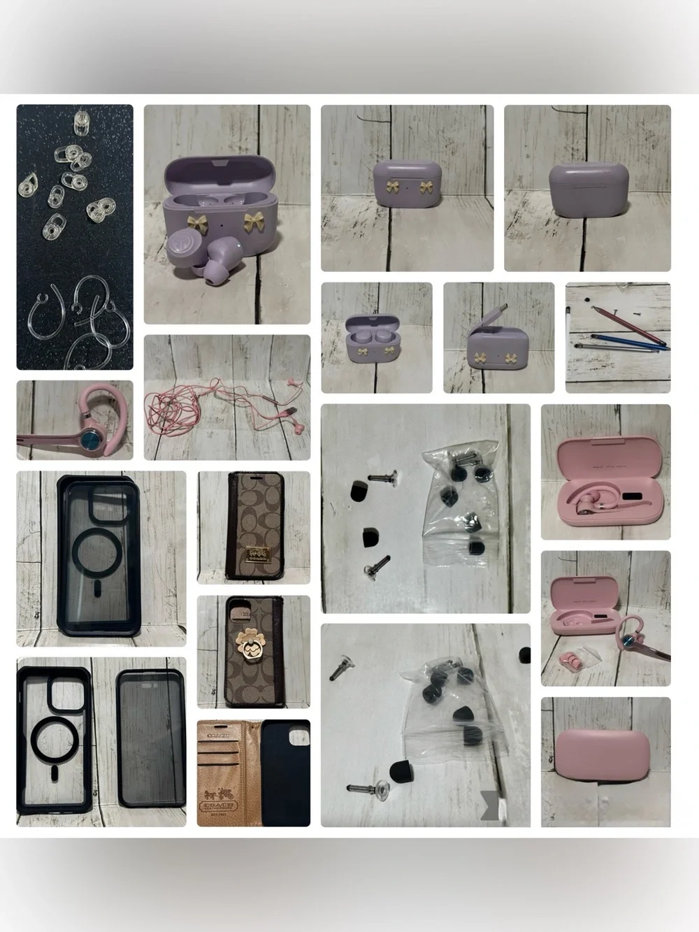electronics lot, resale lot, cell phone accessories. Mixed Tech Accessories